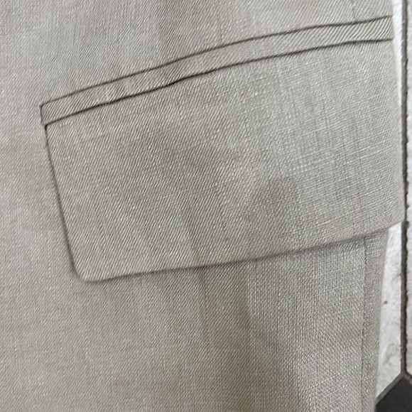 Zara fully lined linen blazer. XS - Picture 3 of 5